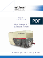 High Voltage A C Induction Motors: Unipak 2 Caca/Cacw