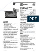 CAT Engine Specifications: 3508C Land Mechanical Engine