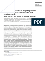 Abnormal Barrier Function in The Pathogenesis of Ichthyosis: Therapeutic Implications For Lipid Metabolic Disorders