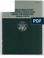 World Military Expenditures and Arms Transfers 1966-1975