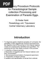 Download Laboratory Procedure Protocols for Parasitological Sample Collection Processing by DrKedar Karki MVScPreventive VetMedicine CLSU Philippines SN3777896 doc pdf