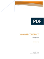 Honors Contract