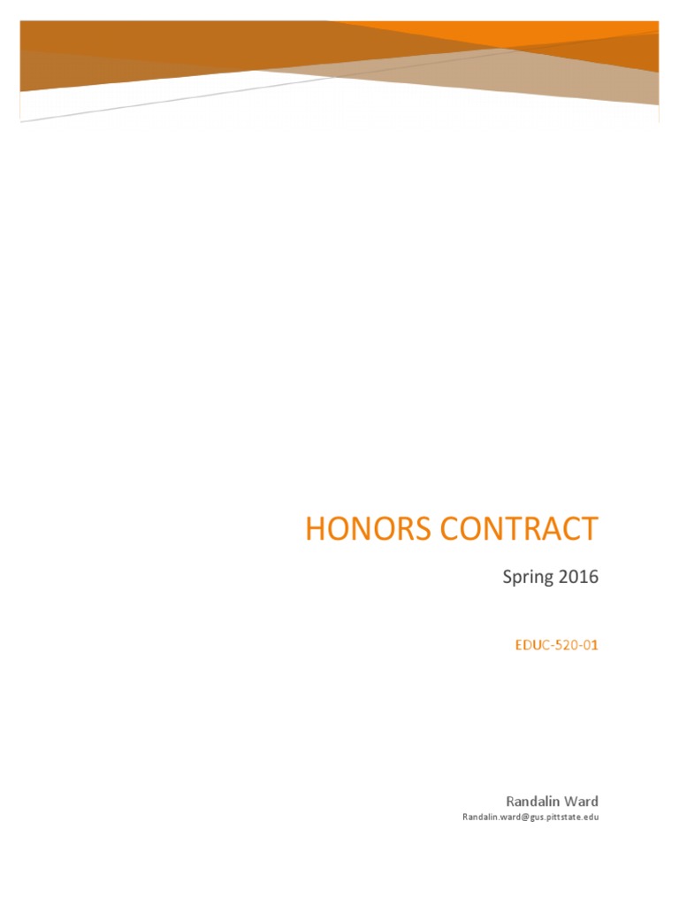 Honors Contract | PDF | Rhythm | Musical Notation