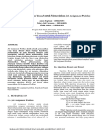 Paper Design Analisi Algoritma Job Assignment Problem Using Branch & Bound Algoritma