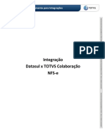 Integração Datasul TOTVS NFS-e