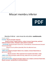 Miscari Membru Inferior