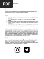 mh students social media proposal