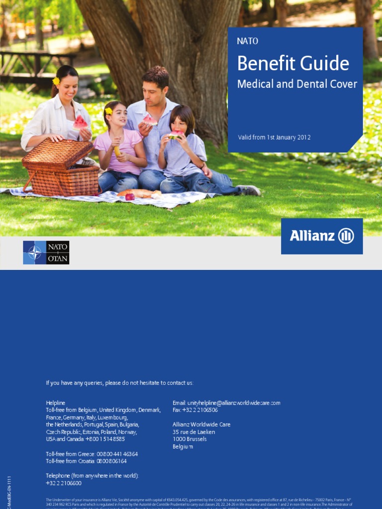 Benefit Guide Allianz Nursing Home Care Orthodontics