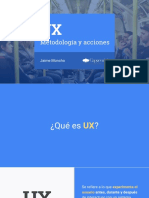 UX Metodología y Acciones PDF