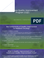 treatment plan - continuous quality improvement-