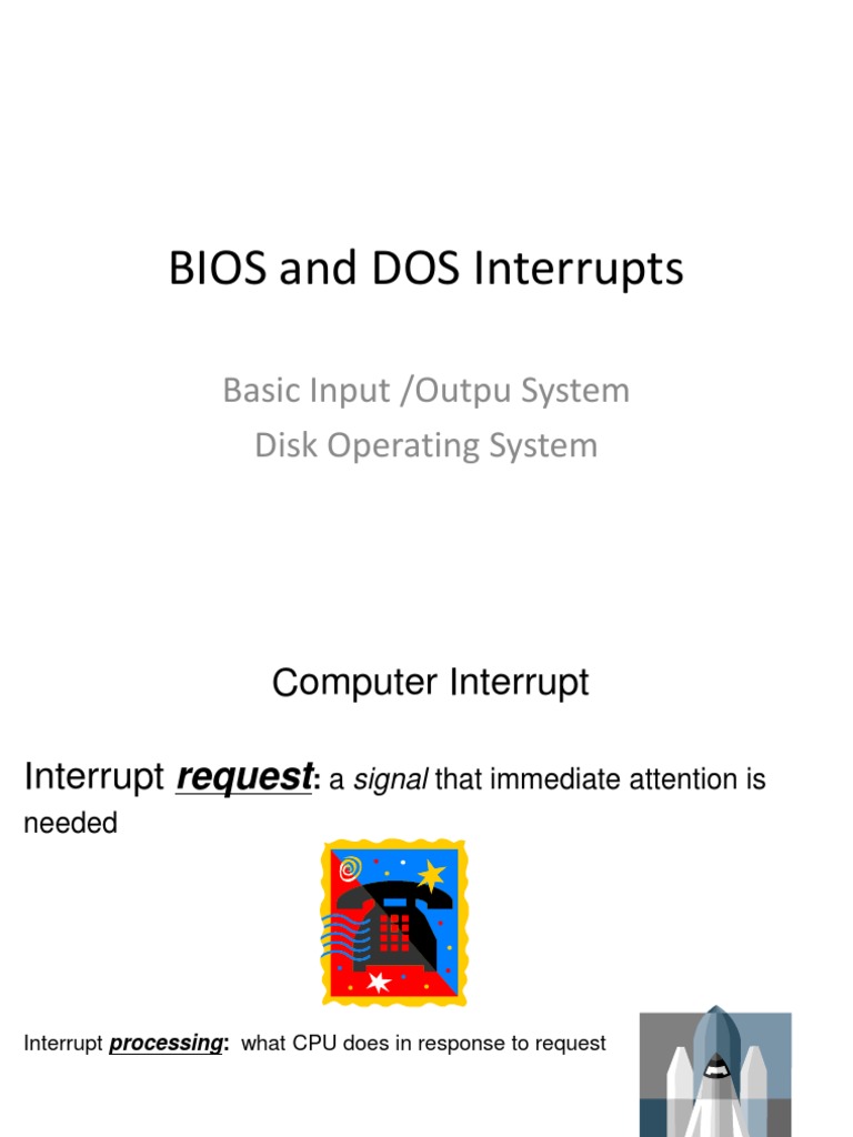 Bios and Interrupts | PDF | Bios | Dos