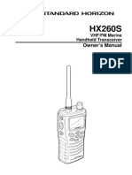 Owner's Manual: VHF/FM Marine Handheld Transceiver