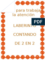 Fichas para Trabajar La Atención Contando de 2 en 2 3