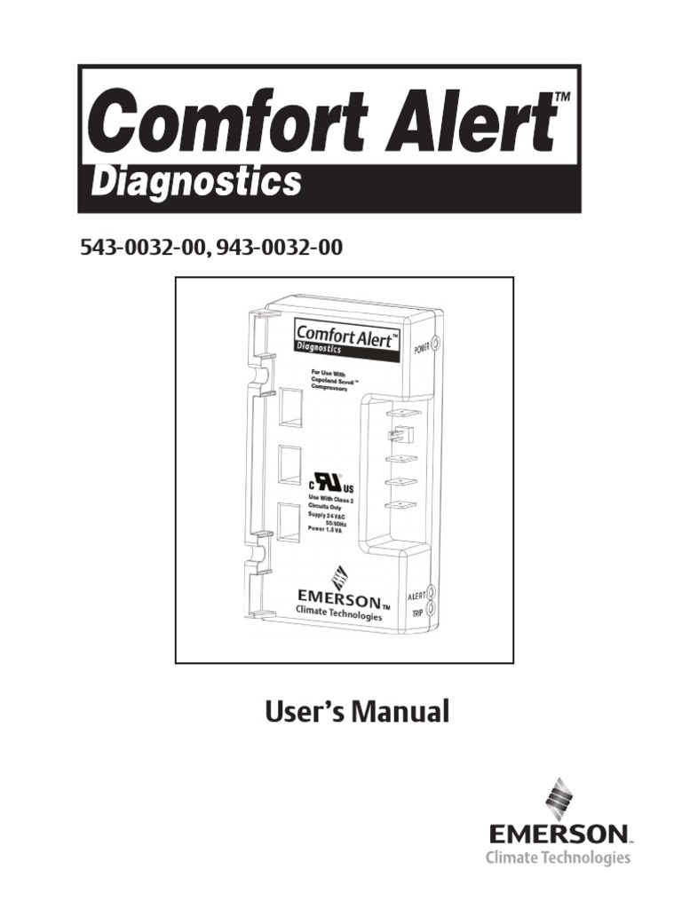 Comfort Alert Diagnostics Copeland | PDF | Thermostat | Switch