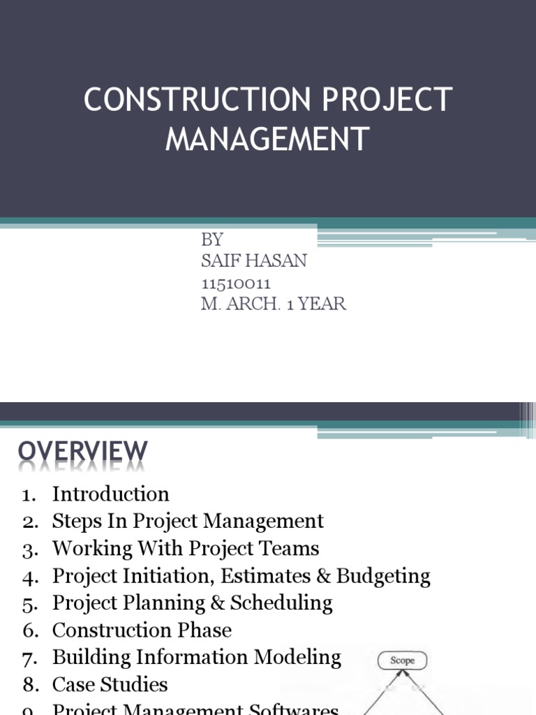 Hasan Construction Project Management Guide | PDF | Project Management ...