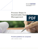 Econsense Process Steps in Sustainable Supply Chain Management Practical Guideli...