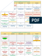 Calendario de Maio e Xuño 2018 Profesorado
