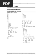 Practice Unit Test Answers Grade 9 Electricity | PDF | Volt | Electric ...