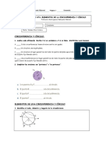 Elementos de una circunferencia y círculo guía