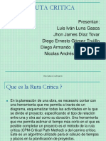 Exposicion Ruta Critica