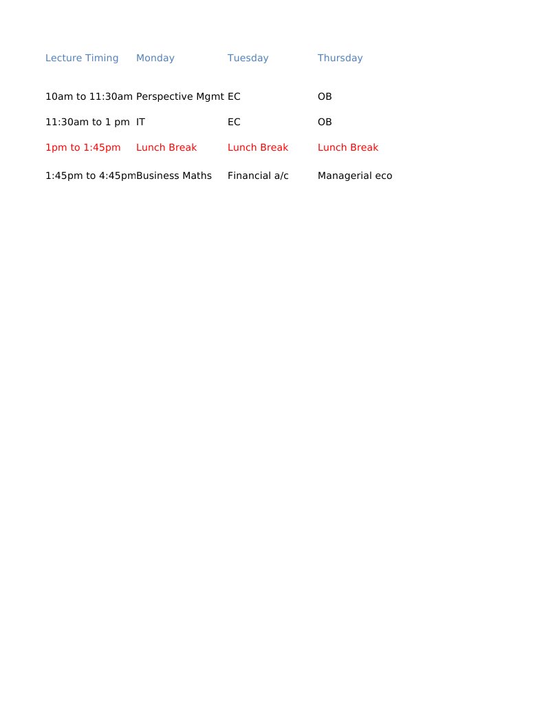 MMS School Schedule Overview | PDF