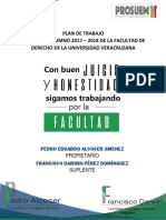 Plan de Trabajo. Pedro Alcocer y Francisco Darwin. Consejeria 2017 PDF