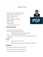 Curriculum Vitae Matias