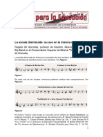 La Escala Disminuida Su Uso en en Jazz PDF