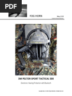 3M PELTOR SPORT TACTICAL 500 Hearing Protection