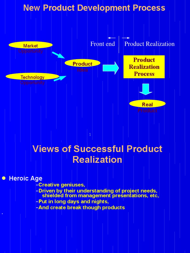 Prod Dev Intro S | PDF | Return On Investment | Design For Six Sigma