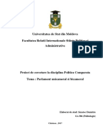 Parlament Unicamera Vs Bicameral