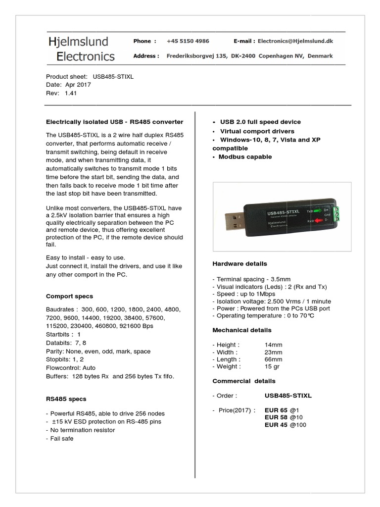 Download Hjelmslund USB Devices Driver