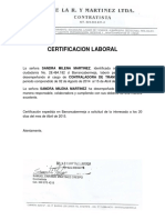 Certificacion Laboral