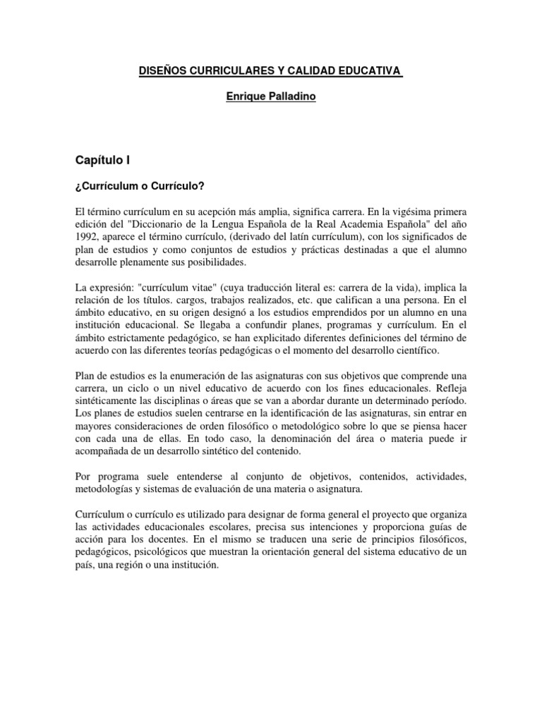 Modelos y Diseño Curricular Educativo | PDF | Plan de estudios | Maestros