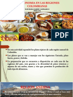 Gastronomia en Las Regiones Colombianas