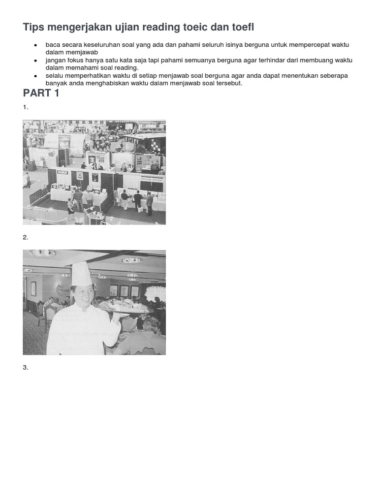 Toeic Pronoun Indonesian Language