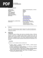 Sílabo Historia Del Perú Prehispánico y Virreinal - Rafael Segura - Sofía Chacaltana - Rafael Vega