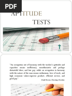 Psychology Aptitude Test