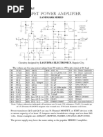 LANDMARK Mosfet Amplifier