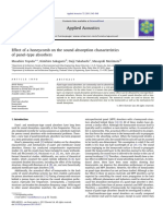 Effect of A Honeycomb On The Sound Absorption Characteristics