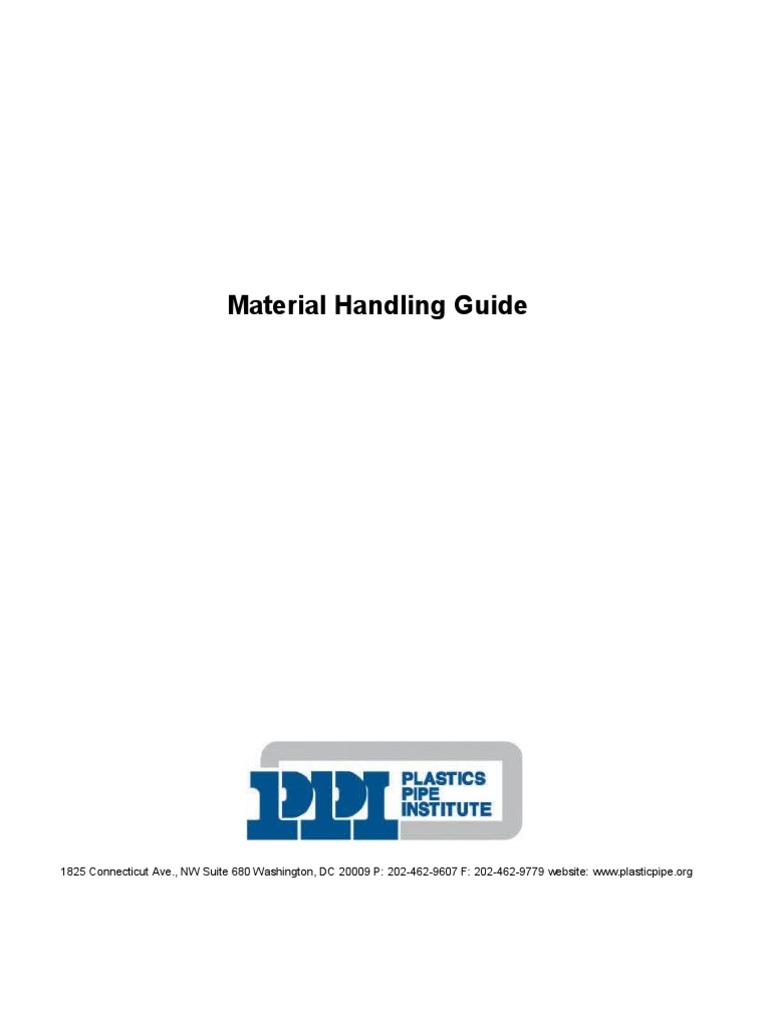 Material Handling Guide | PDF