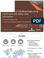 Acceleration of GSLIB Package Using Multi-Core and Many-Core Processors