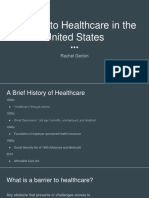 Barriers to Healthcare in the United States