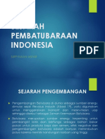 Pertemuan II Sejarah Pengembangan Batubara Di Indonesia