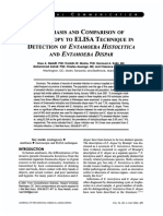 Amebiasis: Comparison Microscopy Technique Detection Entamoeba Histolytica Entamoeba