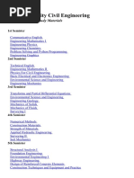 Anna University Civil Engineering - All Year, Semester Syllabus Ordered Lecture Notes and Study Material For College Students