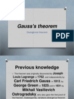 Gauss's divergence theorem explained