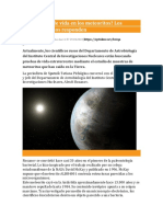 Hay Rastros de Vida en Los Meteoritos PDF