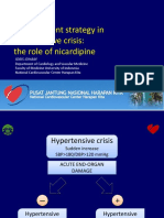 Management Strategy in Hypertensive Crisis The Role of Nicardipine