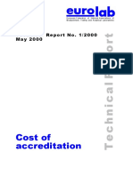 Cost of Accreditation